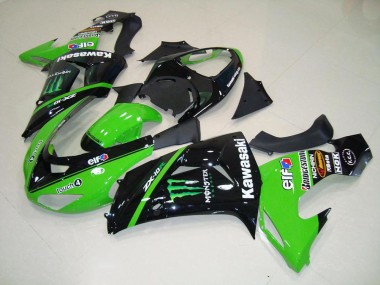 Buy 2006-2007 Green Monster Kawasaki ZX10R Bike Fairings