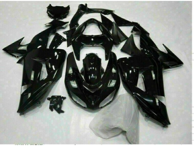 Buy 2006-2007 Glossy Black Kawasaki ZX10R Motorcycle Replacement Fairings