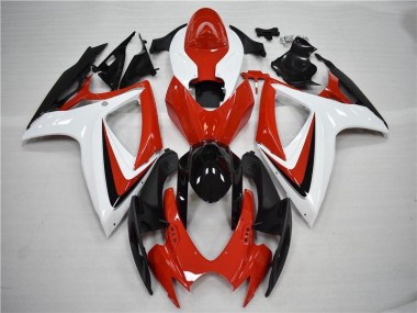 Buy 2006-2007 Red Black Suzuki GSXR 600/750 Motorcycle Fairings Kits