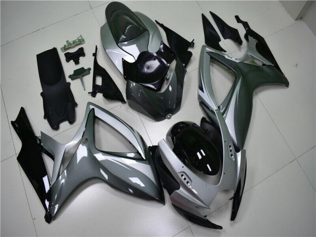 Buy 2006-2007 Silver Grey Suzuki GSXR 600/750 Motorcycle Replacement Fairings