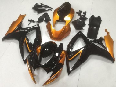 Buy 2006-2007 Black Orange Suzuki GSXR 600/750 Motor Fairings