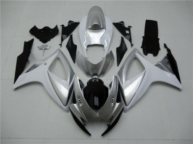 Buy 2006-2007 Silver Suzuki GSXR 600/750 Motorcycle Fairings Kits