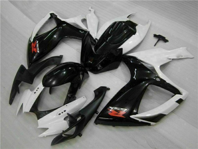 Buy 2006-2007 White Black Suzuki GSXR 600/750 Motorcycle Fairings Kit