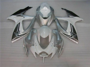 Buy 2006-2007 White Silver Suzuki GSXR 600/750 Motorcycle Fairing