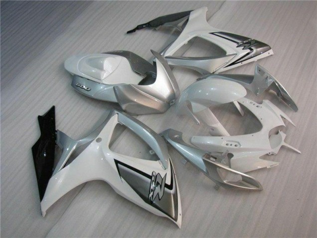 Buy 2006-2007 White Silver Suzuki GSXR 600/750 Bike Fairings