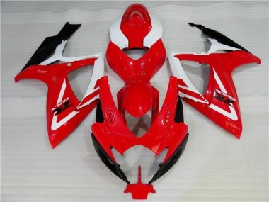 Buy 2006-2007 Red White Suzuki GSXR 600/750 Motorbike Fairing