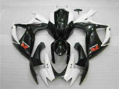 Buy 2006-2007 White Black Suzuki GSXR 600/750 Motorbike Fairing Kits