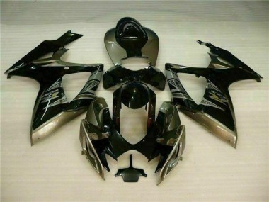 Buy 2006-2007 Black Grey Suzuki GSXR 600/750 Motorcycle Replacement Fairings