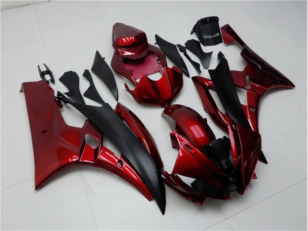 Buy 2006-2007 Red Black Yamaha YZF R6 Bike Fairings