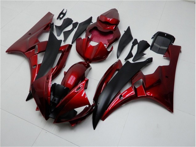 Buy 2006-2007 Red Black Yamaha YZF R6 Bike Fairings