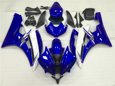 Buy 2006-2007 Blue White Yamaha YZF R6 Motorbike Fairing