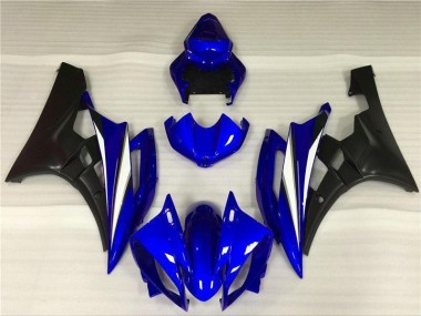 Buy 2006-2007 Blue Black Yamaha YZF R6 Motorcycle Fairings Kits