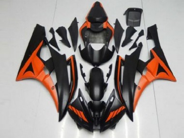 Buy 2006-2007 Orange Black Yamaha YZF R6 Bike Fairings