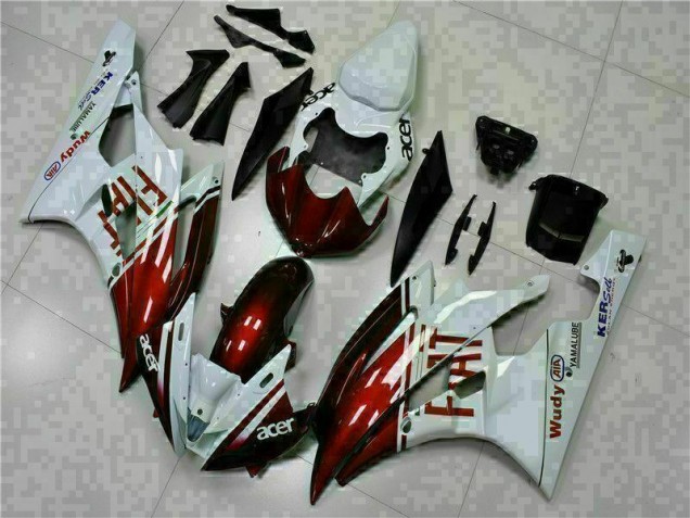 Buy 2006-2007 Brown White Yamaha YZF R6 Motorcycle Fairing Kit