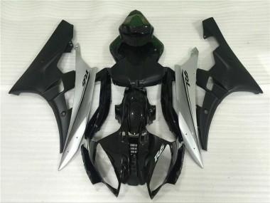 Buy 2006-2007 Silver Black Yamaha YZF R6 Motorbike Fairing