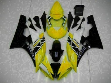 Buy 2006-2007 Yellow Black Yamaha YZF R6 Motorcycle Fairing Kit