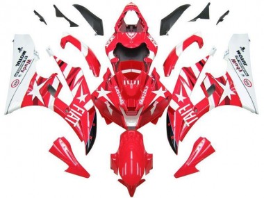 Buy 2006-2007 Red White Star Fiat Yamaha YZF R6 Motorbike Fairings
