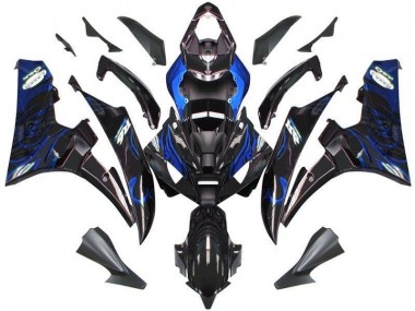 Buy 2006-2007 Black Blue Flame Yamaha YZF R6 Motor Bike Fairings