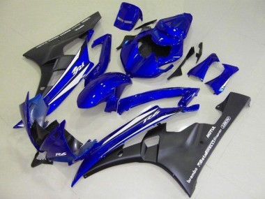 Buy 2006-2007 Blue Black Yamaha YZF R6 Motorcyle Fairings