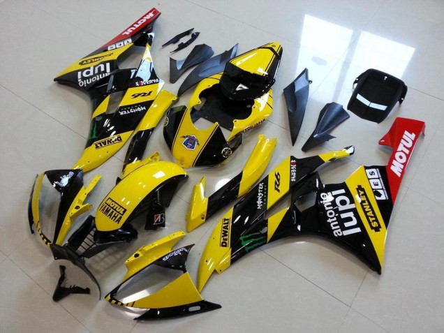 Buy 2006-2007 Yellow Monster Lupi Yamaha YZF R6 Motorcycle Fairing Kits