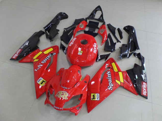 Buy 2006-2011 Red and Black Aprilia RS125 Motorcycle Fairing Kit
