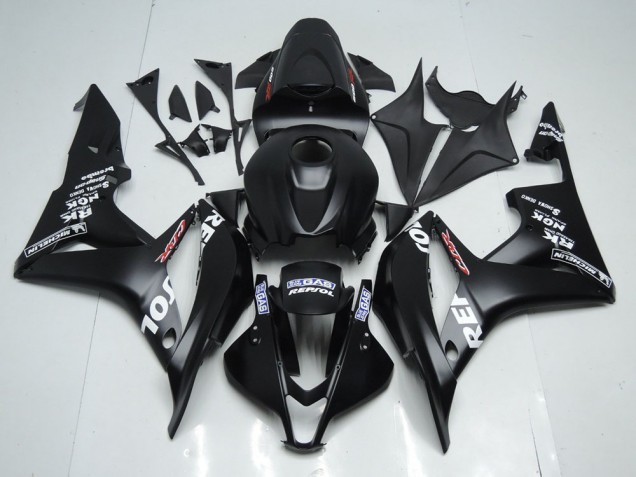 Buy 2007-2008 Matte Black Repsol Honda CBR600RR Motorcyle Fairings