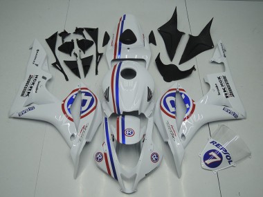 Buy 2007-2008 White Honda CBR600RR Motor Bike Fairings