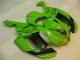 Buy 2007-2008 Green Black Dunlop Kawasaki ZX6R Motorbike Fairing Kits