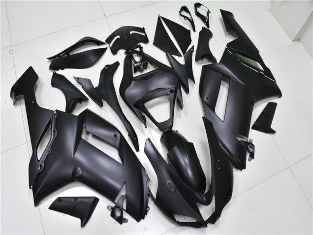 Buy 2007-2008 Matte Black Kawasaki ZX6R Bike Fairing Kit