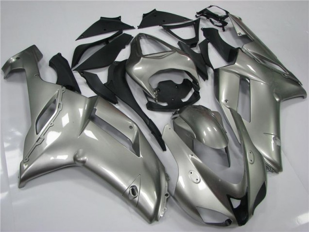 Buy 2007-2008 Grey Kawasaki ZX6R Moto Fairings