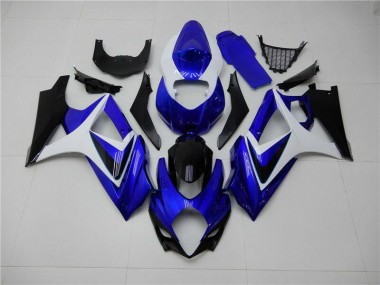 Buy 2007-2008 Blue White Black Suzuki GSXR 1000 K7 Motorcylce Fairings