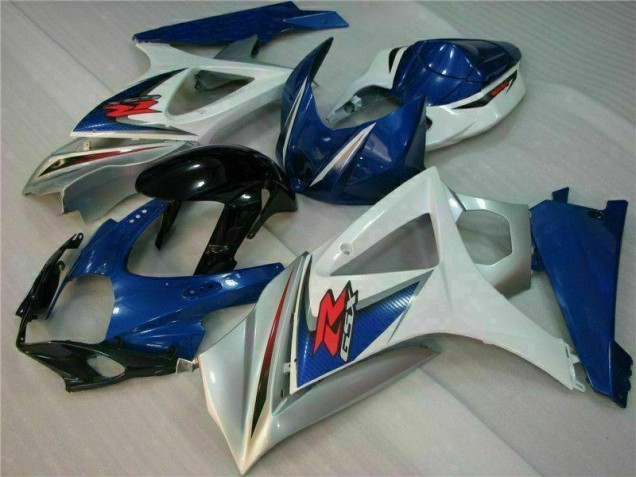 Buy 2007-2008 Blue White Suzuki GSXR 1000 K7 Bike Fairings