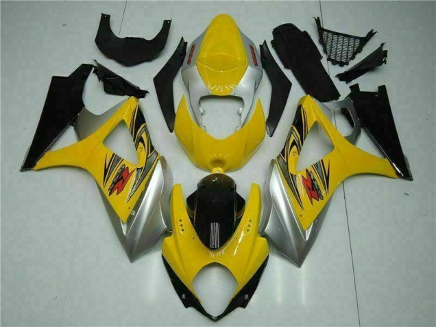 Buy 2007-2008 Yellow Suzuki GSXR 1000 K7 Bike Fairing Kit