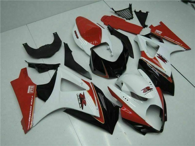 Buy 2007-2008 Red White Suzuki GSXR 1000 K7 Motorcycle Bodywork