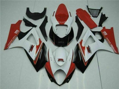 Buy 2007-2008 Red White Suzuki GSXR 1000 K7 Motorcycle Bodywork