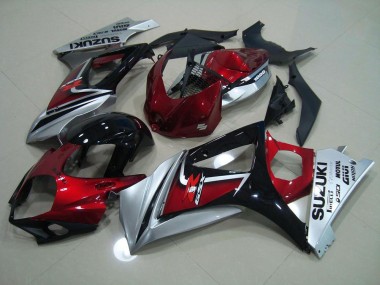 Buy 2007-2008 Red Black Silver Suzuki GSXR 1000 K7 Bike Fairing