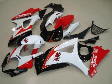 Buy 2007-2008 White Red Black Suzuki GSXR 1000 K7 Replacement Motorcycle Fairings