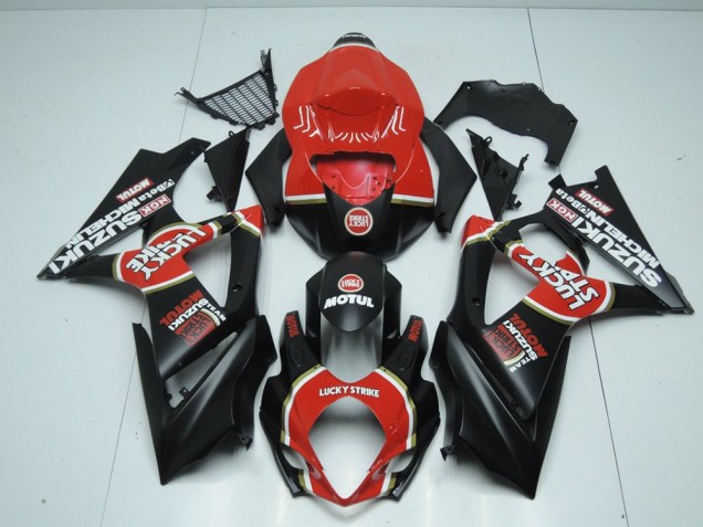 Buy 2007-2008 Matte Lucky Strike Suzuki GSXR 1000 K7 Motorcycle Bodywork