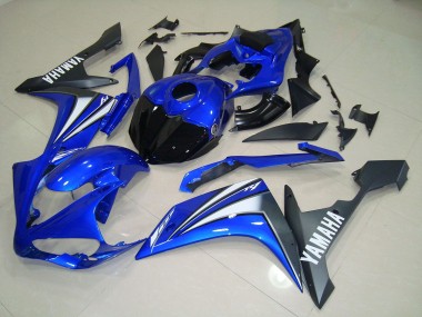 Buy 2007-2008 Blue White Yamaha YZF R1 Motorbike Fairings