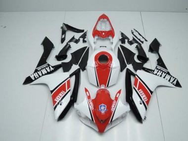 Buy 2007-2008 Factory Red White Yamaha YZF R1 Motorbike Fairing