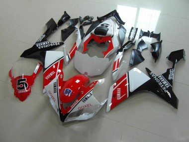 Buy 2007-2008 Red White Stickers Yamaha YZF R1 Motorbike Fairing Kits
