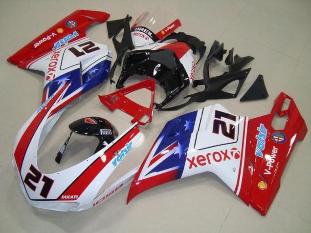 Buy 2007-2014 Xerox 21 Ducati 848 1098 1198 Moto Fairings