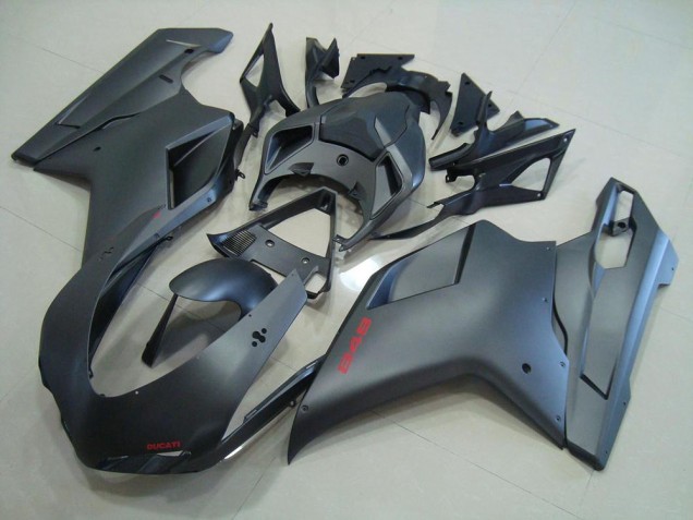 Buy 2007-2014 Matte Black Ducati 848 1098 1198 Motorcycle Fairings Kit