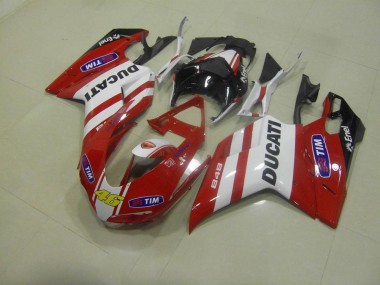 Buy 2007-2014 Red 46 Ducati 848 1098 1198 Motorcycle Fairings