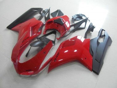 Buy 2007-2014 Red Black Ducati 848 1098 1198 Motorcycle Fairing Kits