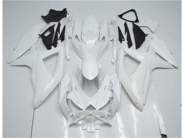 Buy 2008-2010 White Suzuki GSXR 600/750 Motorcyle Fairings