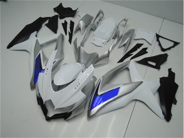 Buy 2008-2010 White Silver Blue Suzuki GSXR 600/750 Motorcycle Fairings Kit