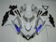 Buy 2008-2010 White Silver Blue Suzuki GSXR 600/750 Motorcycle Fairings Kit