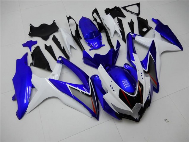 Buy 2008-2010 White Blue Suzuki GSXR 600/750 Motorbike Fairings