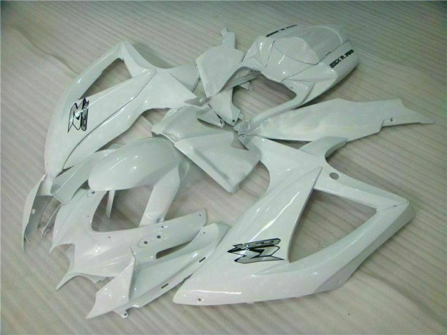 Buy 2008-2010 White Suzuki GSXR 600/750 Bike Fairing Kit